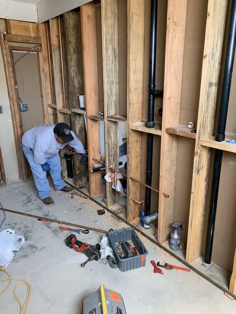 Commercial rough-in plumbing for Water Heater Replacement in Odessa